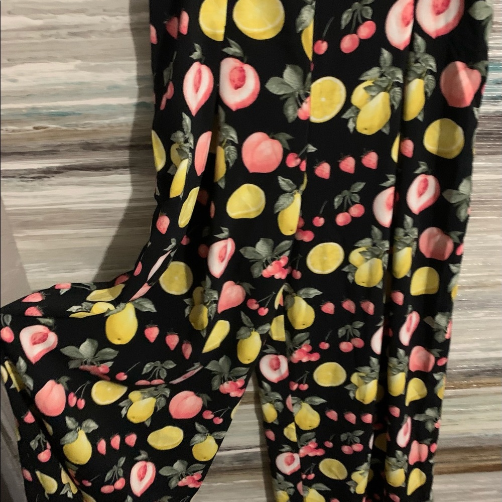 Forever 21 Fruit flared pants